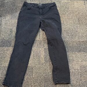 Lee High Rise Straight Leg Jeans - Black